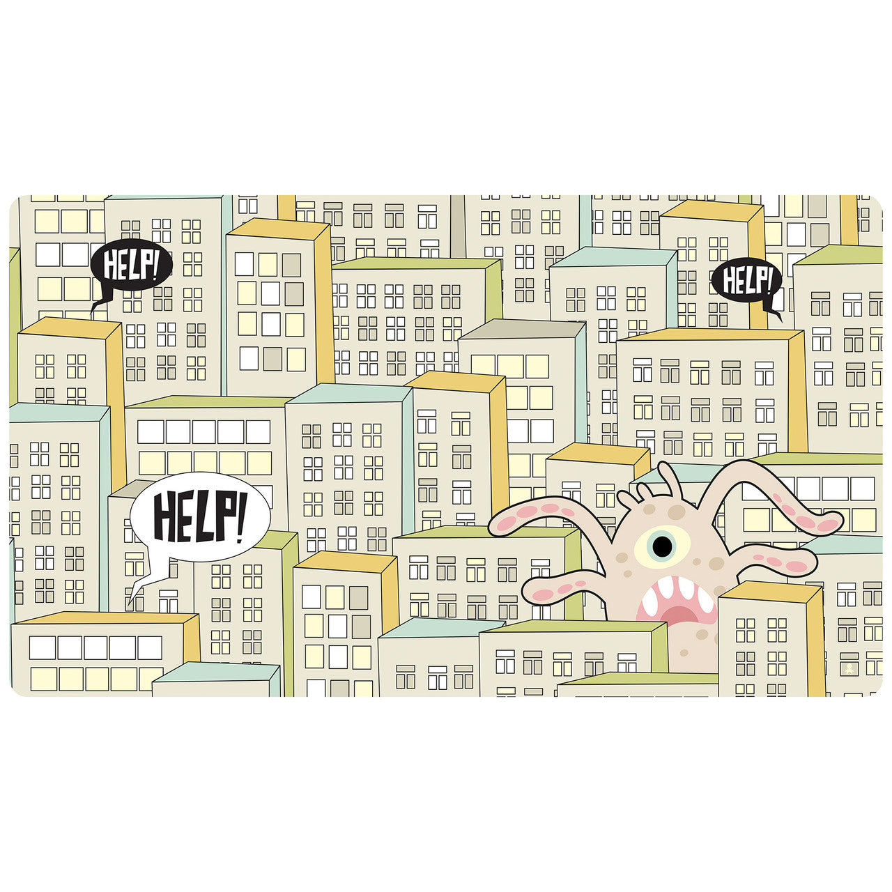 Monsters Attack Playmat